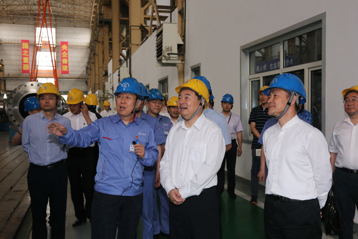 郝鹏旅行考察亚洲必赢集团所属企业电机公司